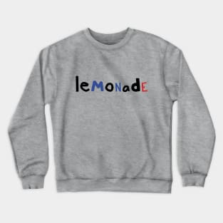 Typography Lemonade Crewneck Sweatshirt